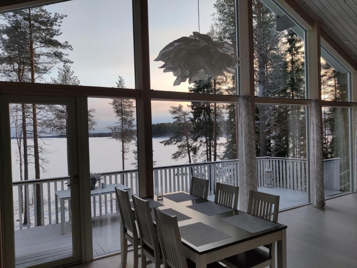 Villa Sirius Sieri, Nice Log-Cottage By The Lake Рованиеми Экстерьер фото