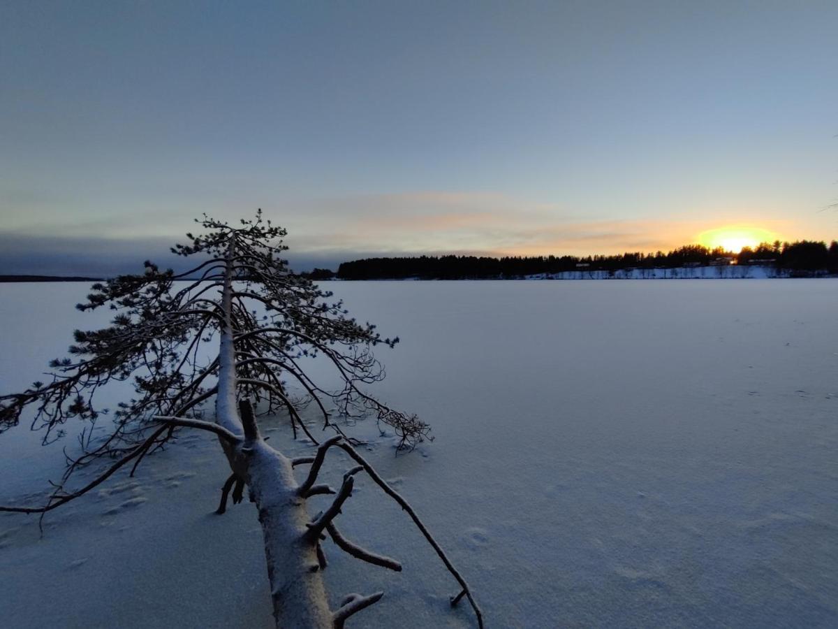Villa Sirius Sieri, Nice Log-Cottage By The Lake Рованиеми Экстерьер фото