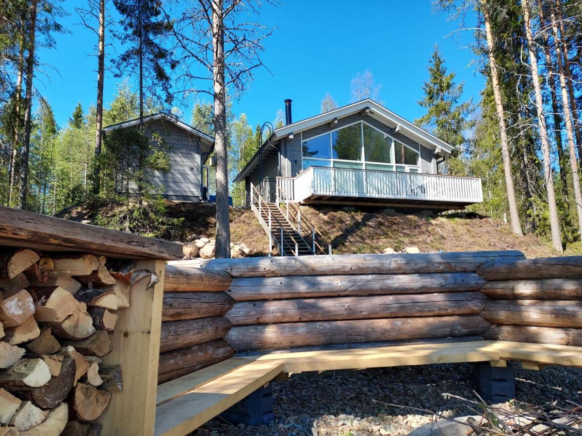 Villa Sirius Sieri, Nice Log-Cottage By The Lake Рованиеми Экстерьер фото